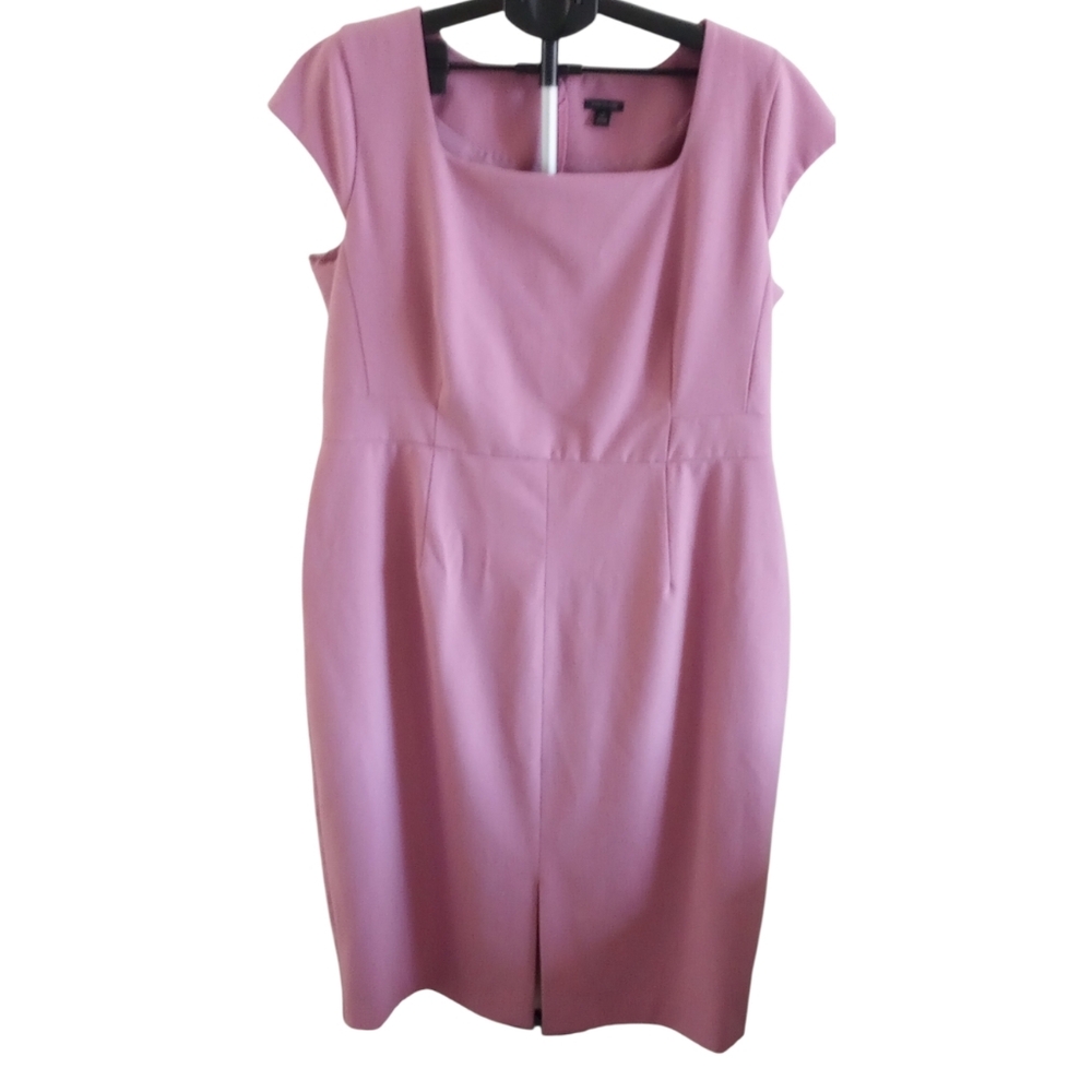 Ann Taylor Dusty Pink Midi Dress